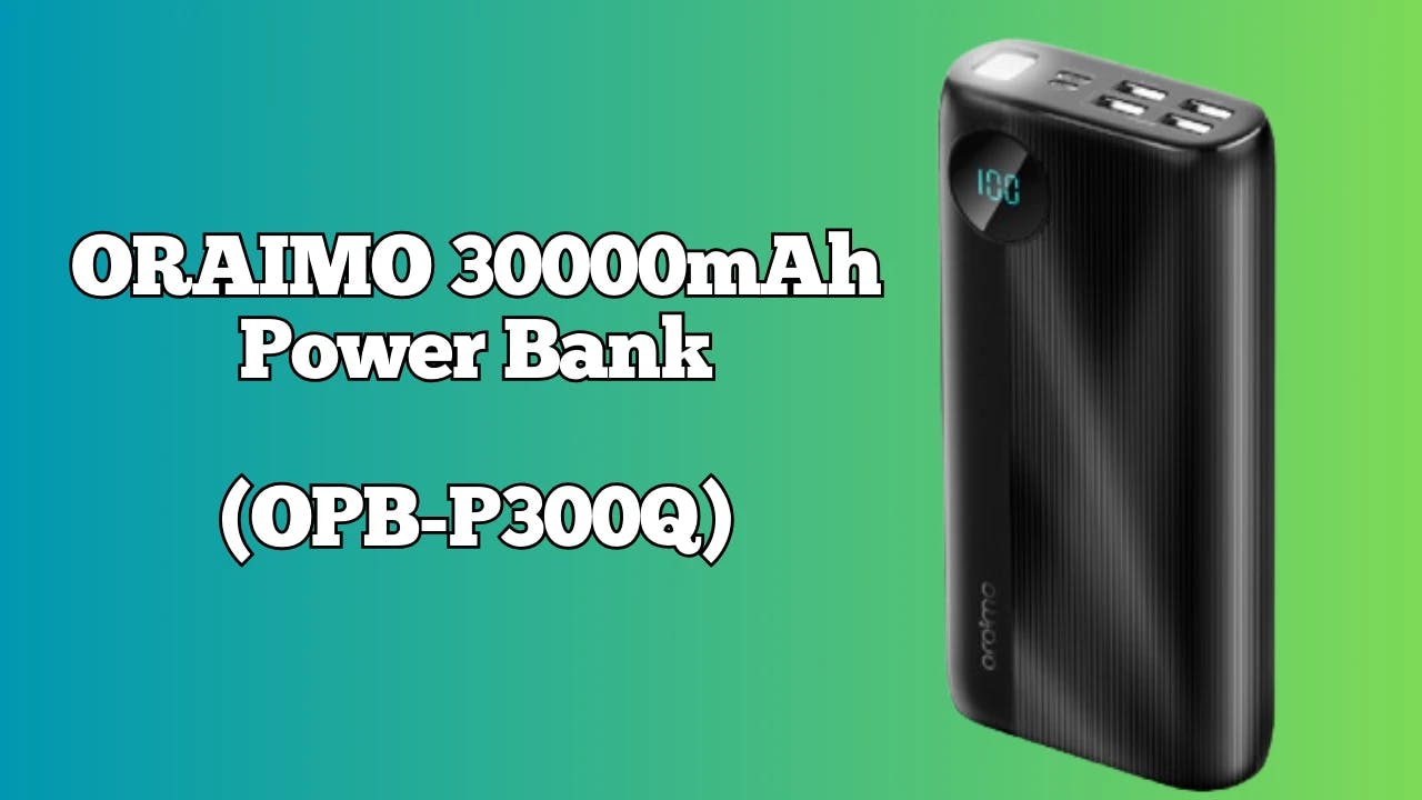 Oraimo 30,000mAh Massive Ultra powerbank